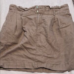 LOFT Taupe Mini Skirt